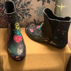 Floral London Fog Boots